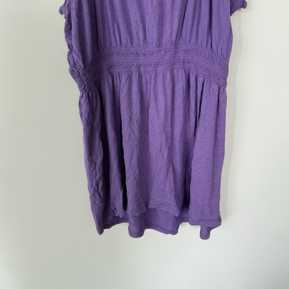 3/$20⚡️ Vintage Route 66 Purple Y2K Babydoll Sleeveless Tank Top Stretch - Picture 7 of 11